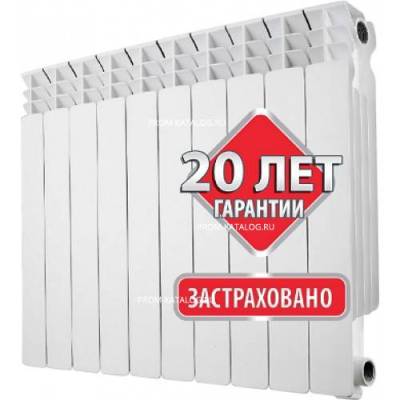 Биметаллический радиатор отопления Prom 500/80 12 секций би-мет.