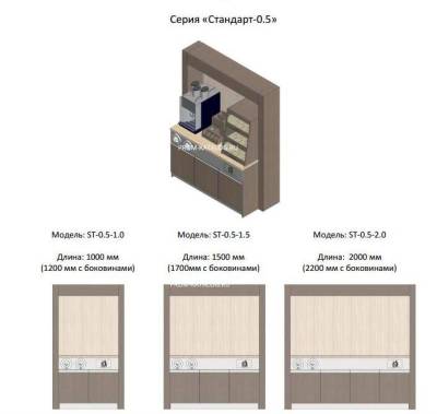 Кофе модуль АЗС-торговые решения серия Стандарт-0.5 ST-0.5-1.5