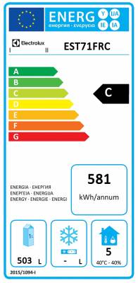 Шкаф холодильный Electrolux EST71FRC 727298